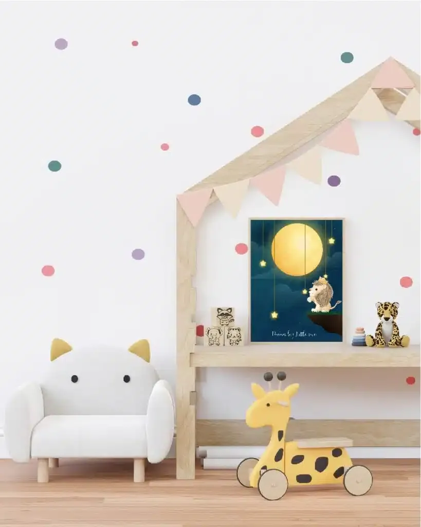 tablou dream big little one leu printre stele camera